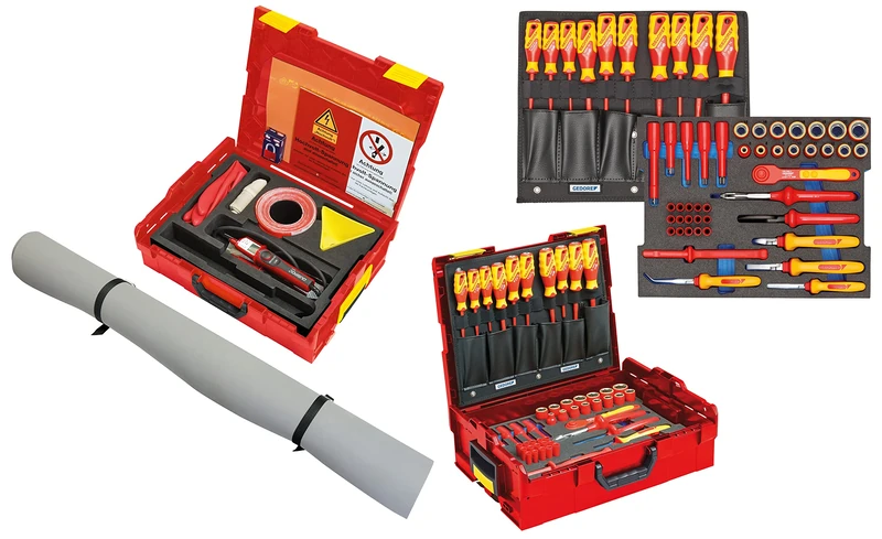 GEDORE Automotive VDE Tool Hybrid with Supplement 63-Piece 3/8 Inch Drive Universal Special Tool KL-4600-10 Z - Image 1