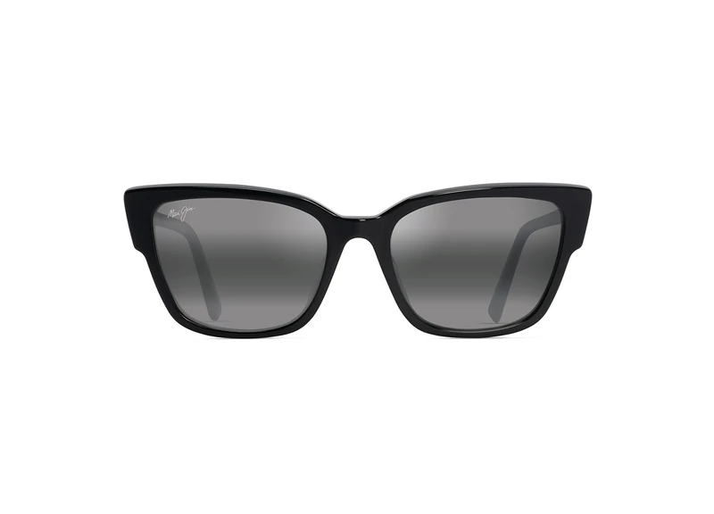 Maui Jim Unisex Kou Sunglasses, Grey Kou Black Gloss, One Size - Image 1