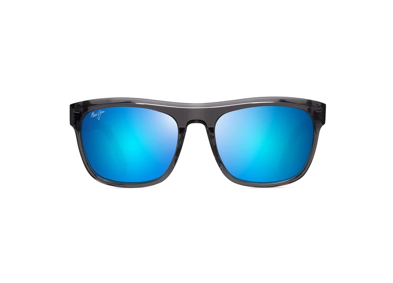 Maui Jim Unisex S-Turns Sunglasses, Blue Hawaii S Turns Dark, One Size