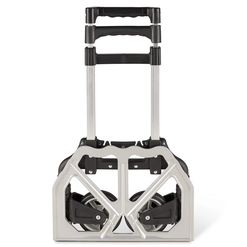 Cosmos Folding Heavy Duty Sack Truck, Folding Portable Sack Truck, Hand Truck for Industrial and Household (Max 80 kg) - Carrying Plate 24 x 39 cm, Steel, One Size