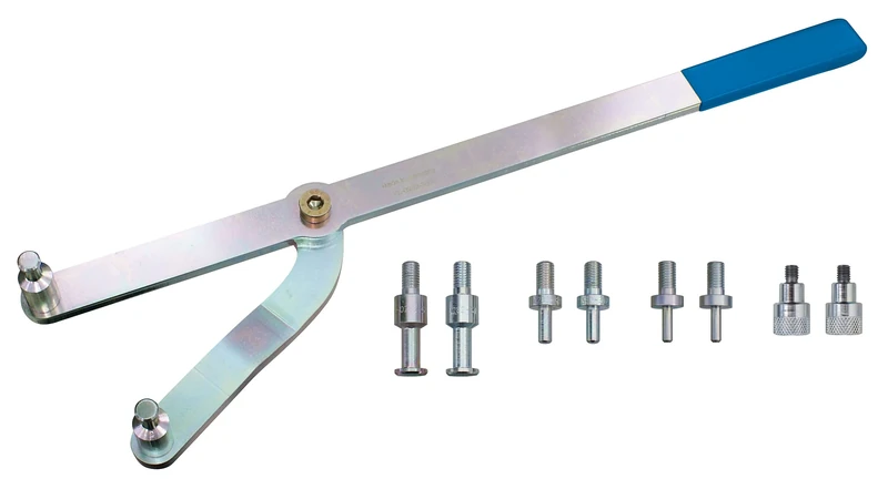 GEDORE Automotive KL-0282-35 C Adjustable Universal Counter Wrench for Bolt Circle Diameter 14-130 mm 470 mm Length Special Tool - Image 1