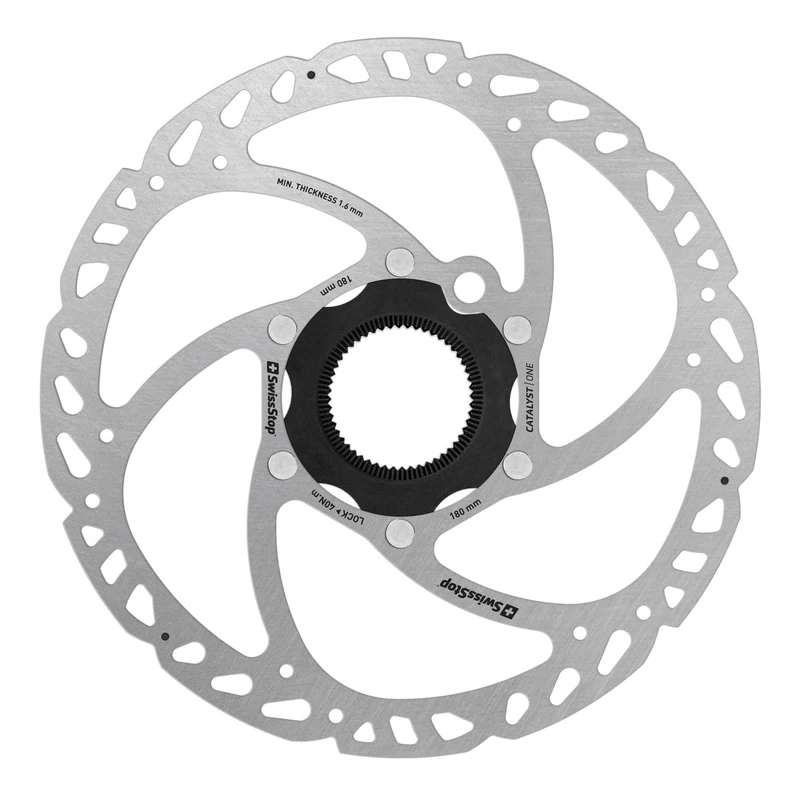 SwissStop Catalyst One Centre Lock Disc Brake Rotor 180mm diameter