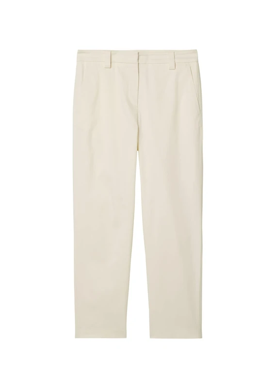 Marc OߴPolo Women's Tapered Fit Chinos with Stretch, Beige (Chalky Sand), 6