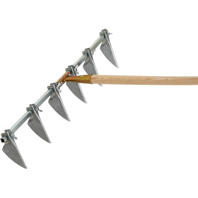 Groove puller, adjustable head angle, adjustable, adjustable hinge distance, working width 75 cm, 6 hinges, ratchet length 12 cm, galvanised - Image 1