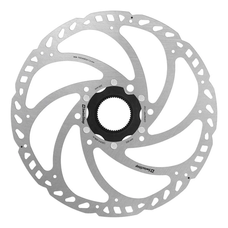 SwissStop Catalyst One Centre Lock Disc Brake Rotor 220mm diameter