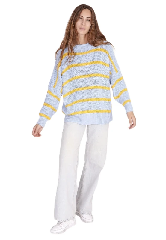 SOHUMAN Women's MARAZJERSEY Girls Jumpers, Azul AMARIILO, XL