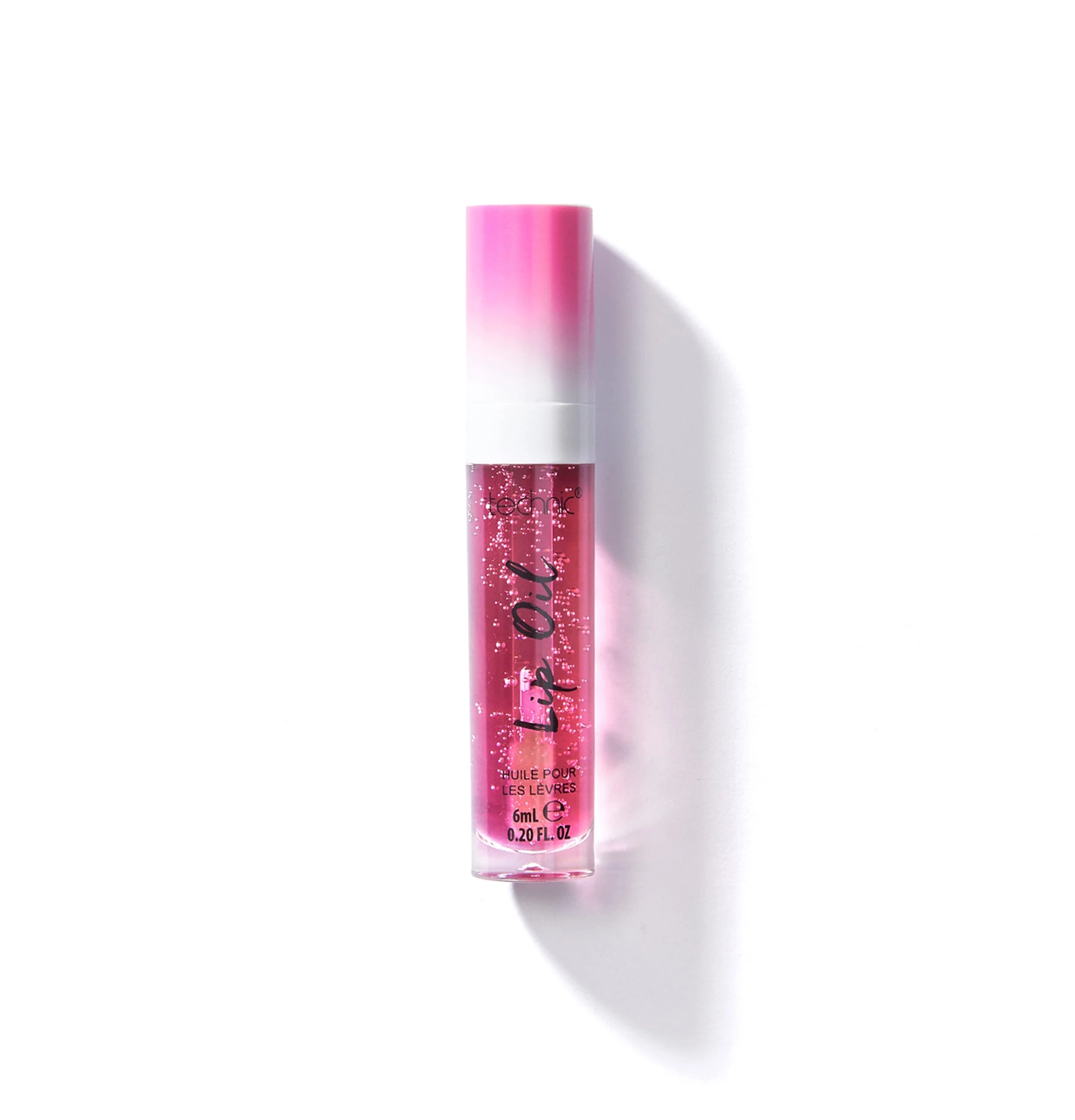 Technic Lip Oil - Cherry - Flavoured, Non Sticky, Hydrating Lip Oil - High-Shine, Glossy Finish That Can be Worn Alone or On Top Of Your Favourite Lipstick