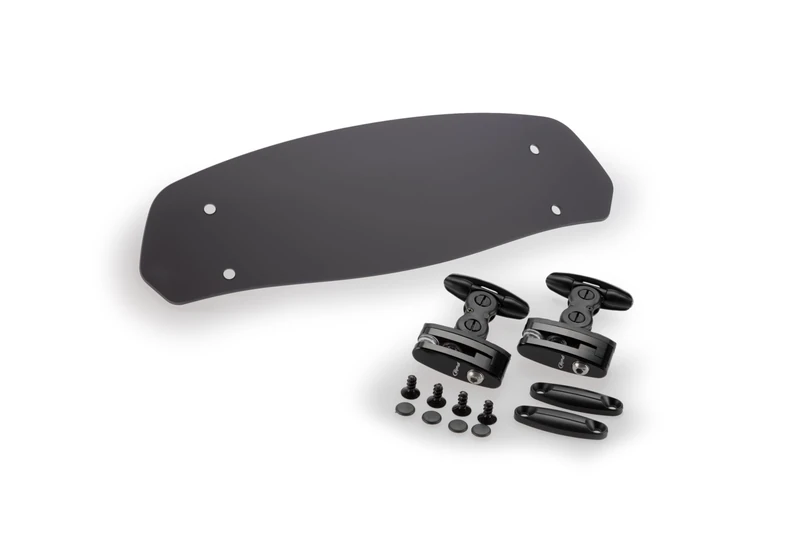 Puig 6375F Multi-Adjustable Visor Clip-On model specific design, Dark Smoke