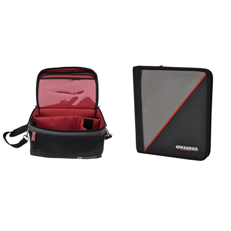 C.K Magma MA2638 Test Equipment Case - Multi-Colour & Magma MA2600 Contractor’s Organiser, Black