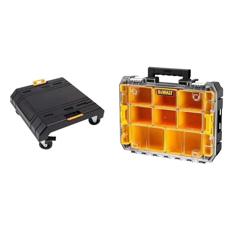 Dewalt DWST1-71229 TSTAK System DW Cart, Yellow/Black, One Size & TSTAK™ Watersealed Organiser