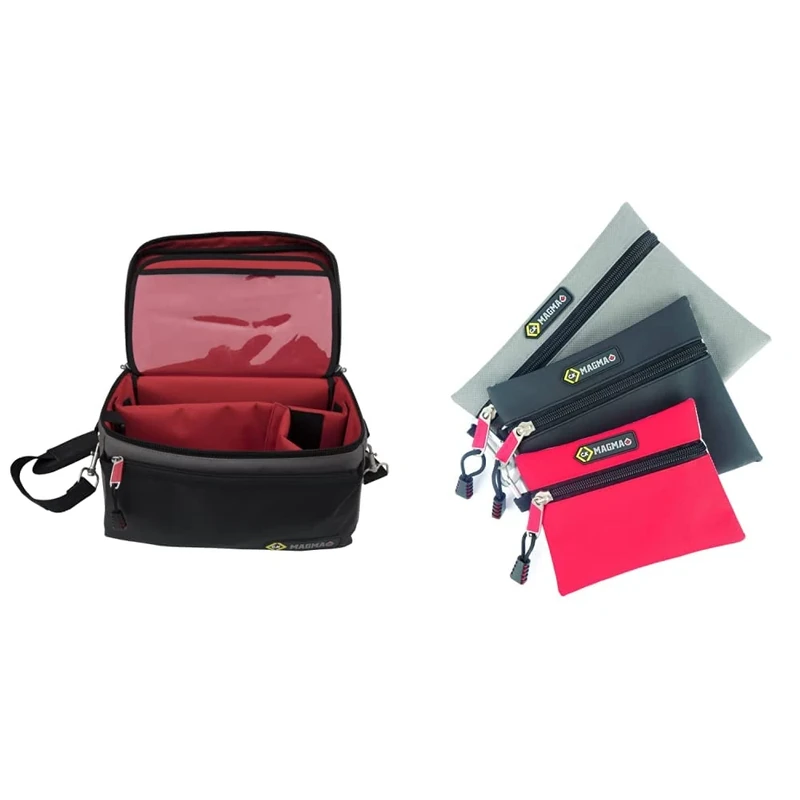 C.K Magma MA2638 Test Equipment Case - Multi-Colour & Magma MA2740 3 Pocket Pack
