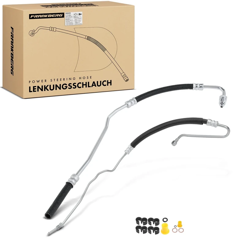 Frankberg Servo Line Hydraulic Hose Steering Compatible with A1 2010-2015 Ibiza IV 2008-2015 Toledo IV 2012-2019 Fabia II 2006-2014 Polo 2001-2009 Replace # 6R142014242001424200000142 3893H