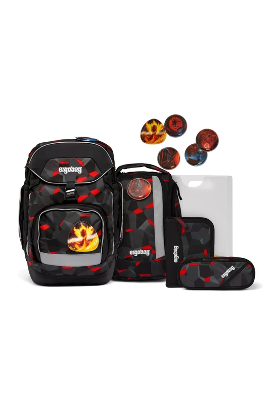 ergobag Unisex Adult Pack School Backpack Set, Taekbärdo Grey, One Size - Image 1