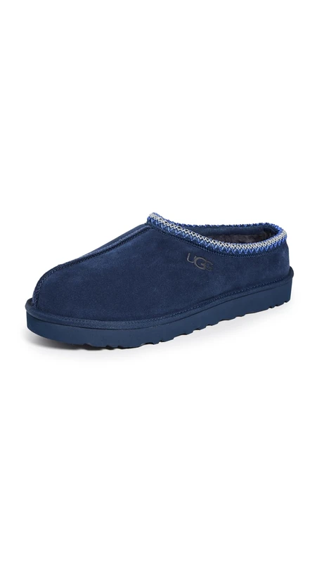 UGG Men's Tasman Slip-on Slipper, Deep Ocean, 9 UK