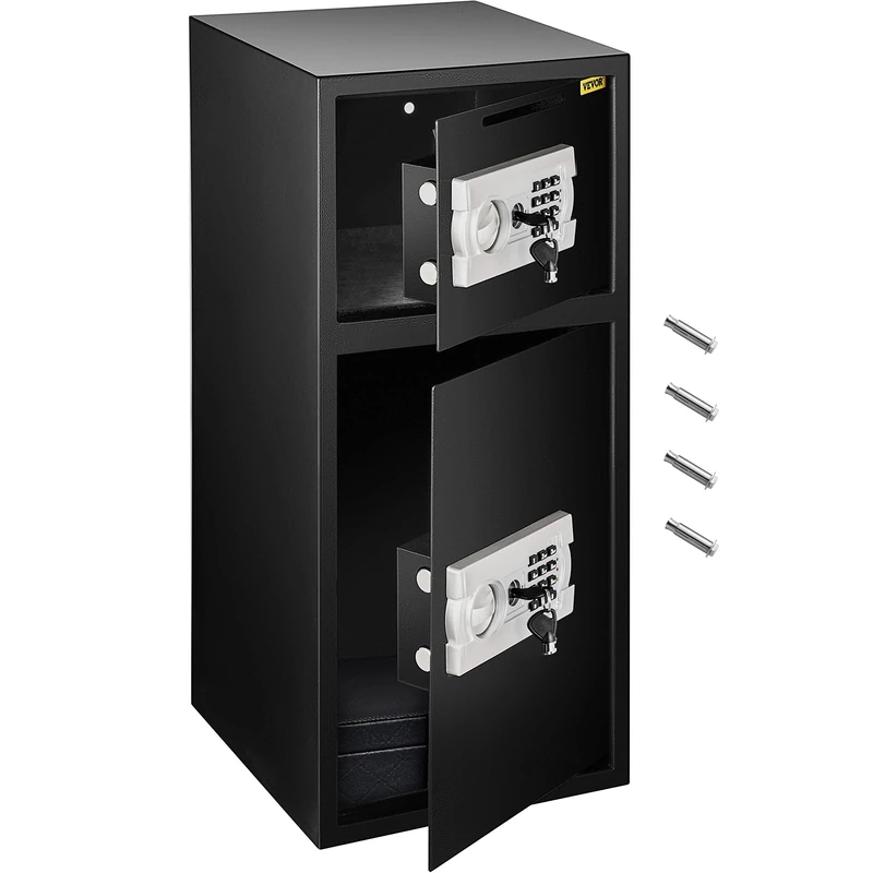 VEVOR 74L Digital Safe Box, Digital Combination Safe for Home Use, Money Safe, Jewelry, Documents