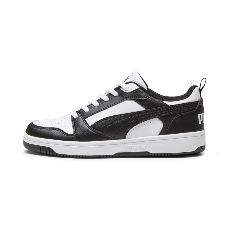 Puma Unisex Adults Rebound V6 Low Sneakers, Puma White-Puma Black-Puma White, 11 UK