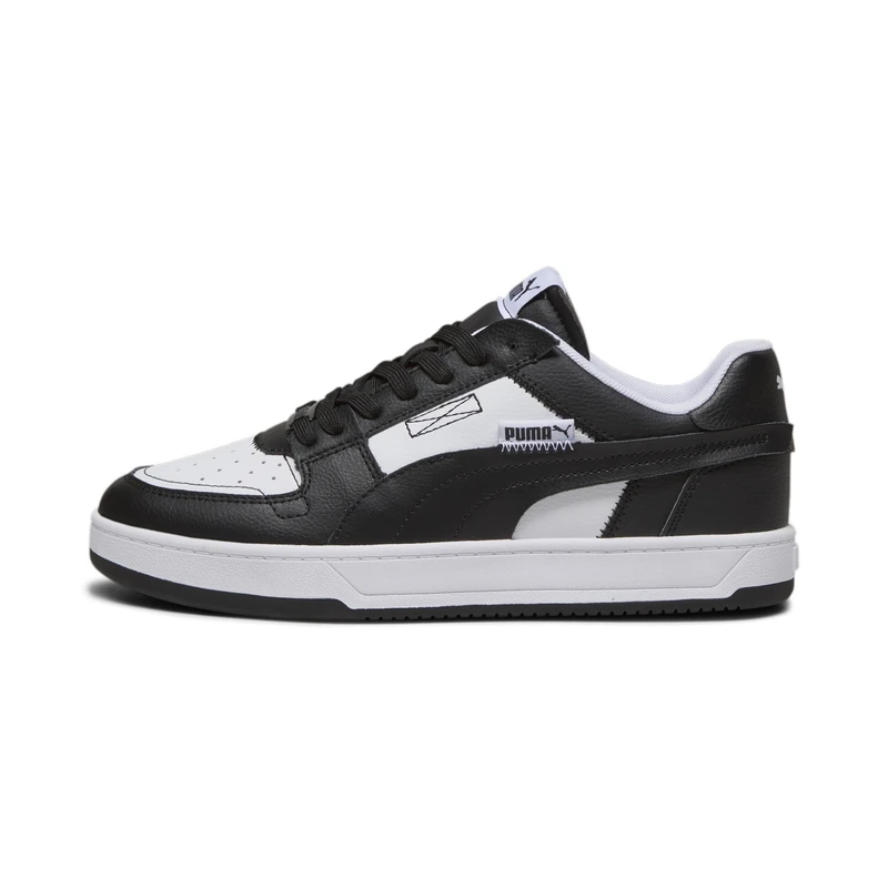 Puma Unisex Adults Puma Caven 2.0 Vtg Sneakers, Puma White-Puma Black, 7.5 UK