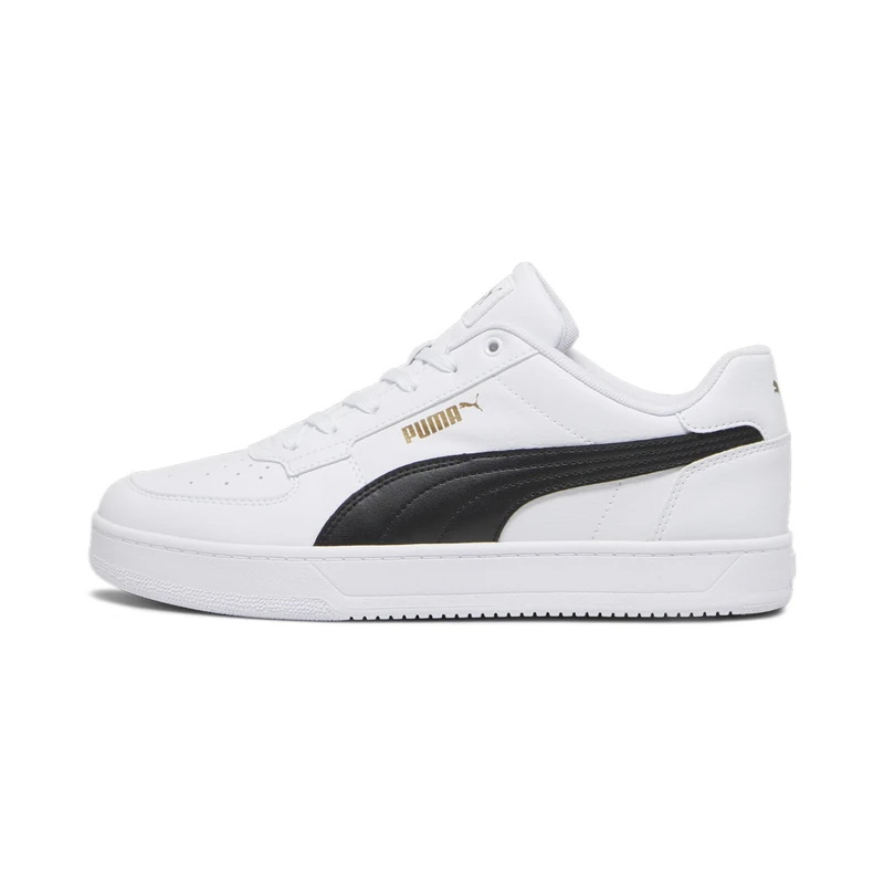 Puma Unisex Adults Puma Caven 2.0 Sneakers, Puma White-Puma Black-Gold, 13 UK