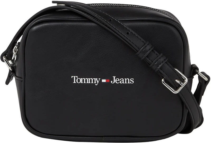 Tommy Jeans Women's Tjw Camera Bag Aw0aw15029 Crossovers, Black (Black), One Size