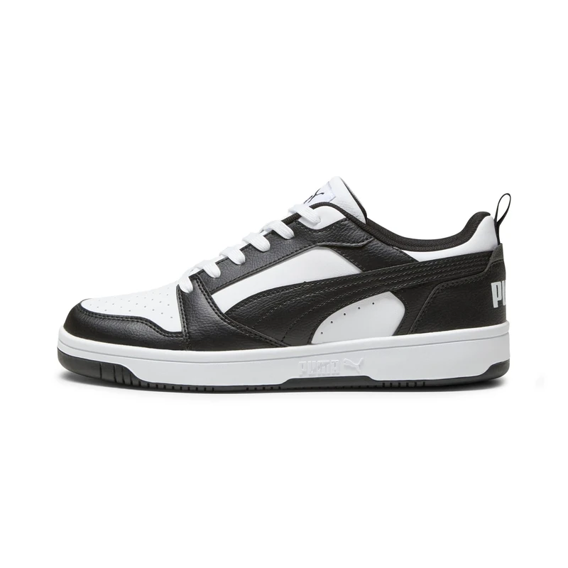 Puma Unisex Adults Rebound V6 Low Sneakers, Puma White-Puma Black-Puma White, 9.5 UK