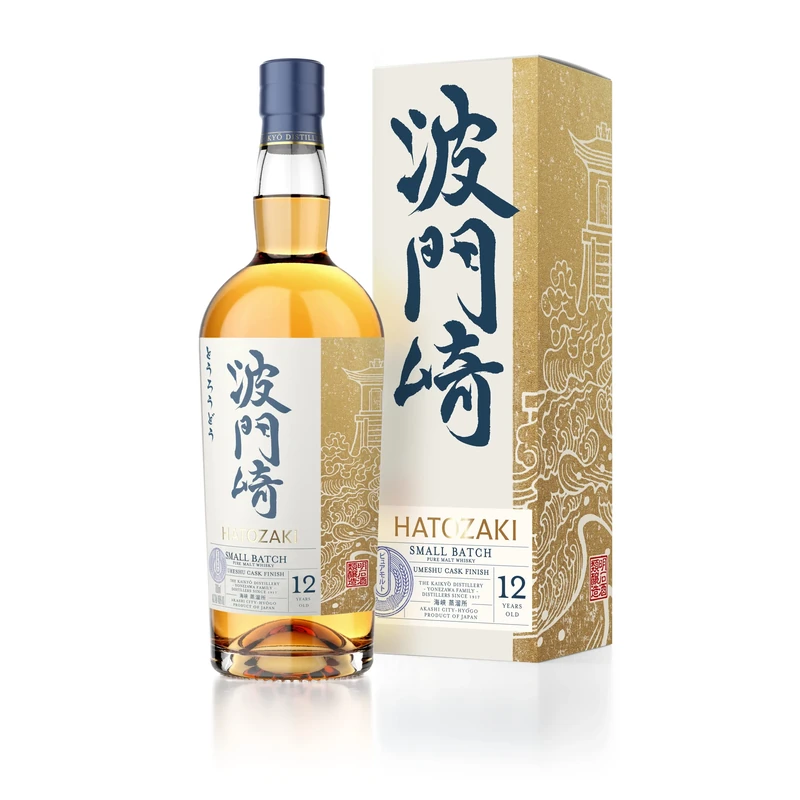 Hatozaki Pure Malt 12yo Umeshu Cask Finish Japanese Whisky, 70cl