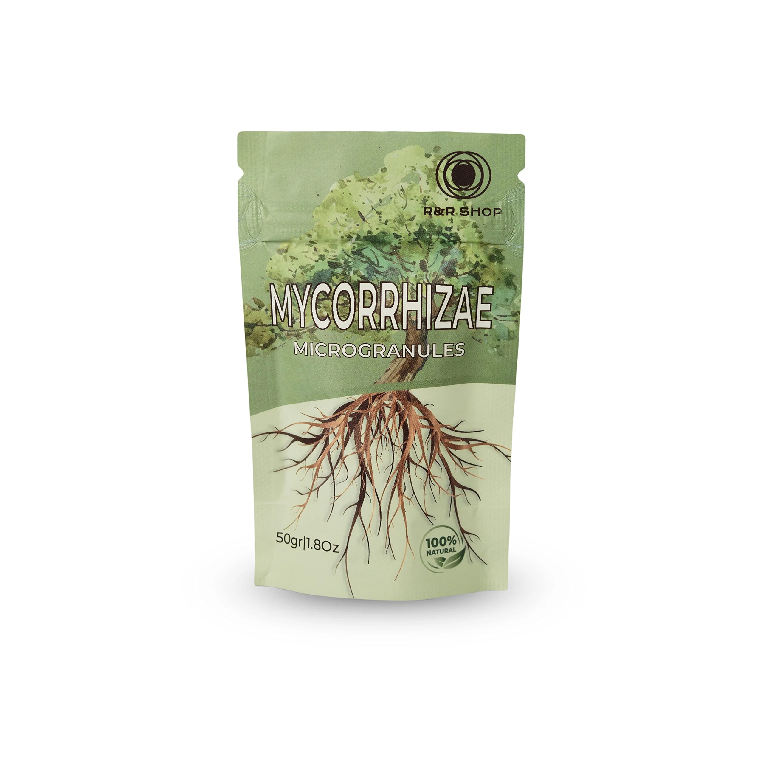 R&R SHOP – Natural Mycorrhizae, Invigorates and Strengthens the growth of Plants and Roots – 50GR Allowed in Organic Agriculture