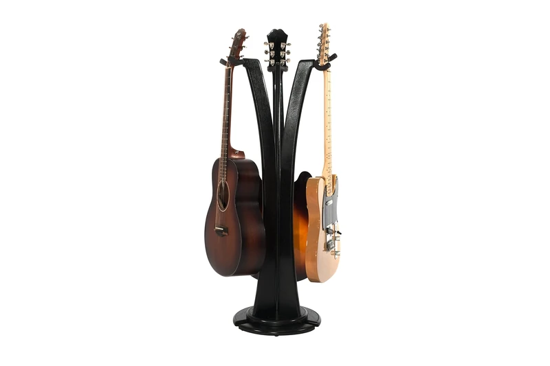 Ruach GS-1 Triple Acoustic/Electric Guitar Stand - Black