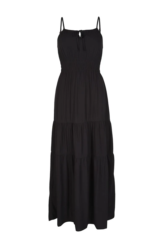 O'NEILL QUORRA Maxi Dress Casual Dress, 19010 Black Out, Regular for Women, 19010 Black Out, M/L