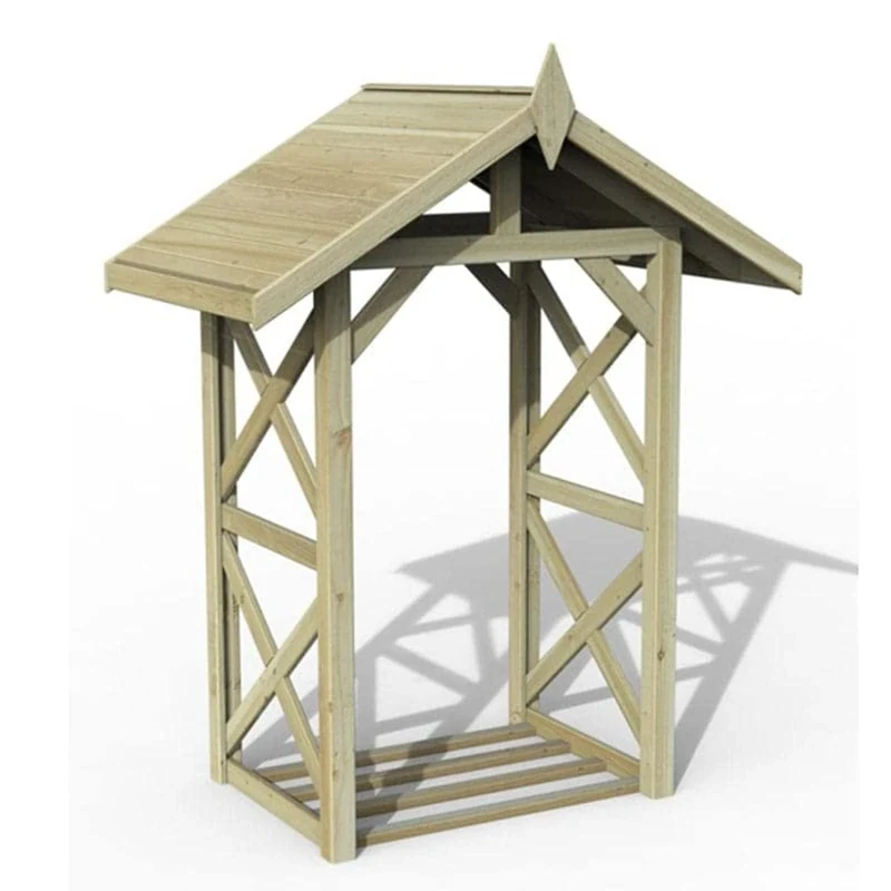 Forest Garden Medium Wall Apex Log Store (1.3m x 0.9m)