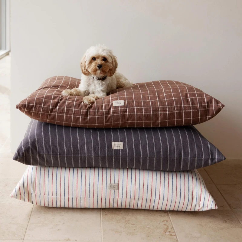 OYOY ZOO - Kyoto Dog Cushion Medium - Anthracite (Z60059)