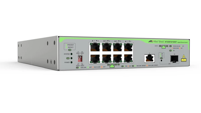 GIGABIT UNMANG Switch W 10G UPL 24X 100M/1G-T EU Power - Image 1