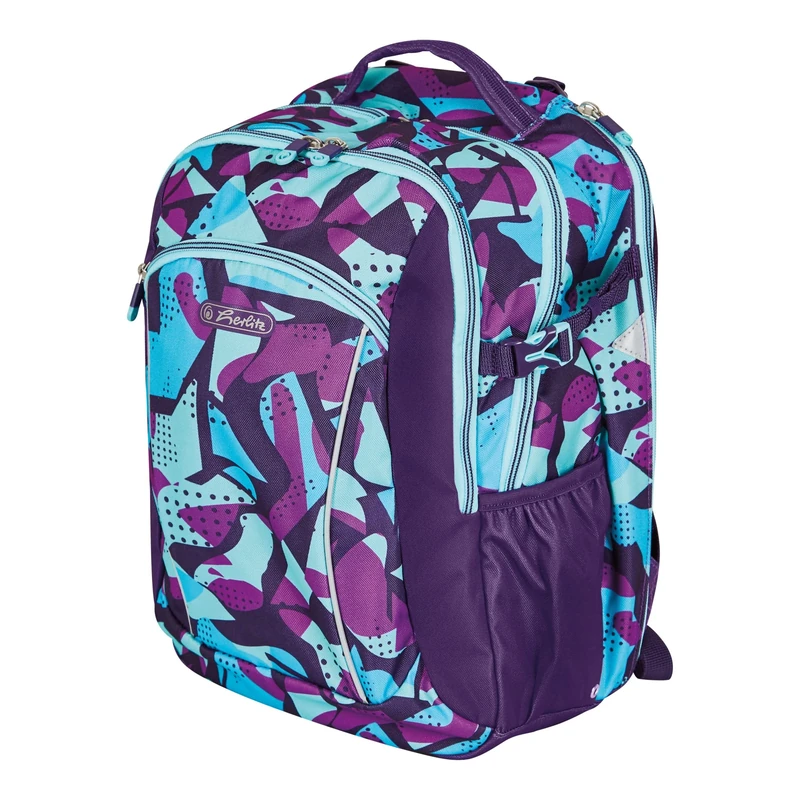 Herlitz 50026913 Ultimate School Bag, Camopurple, Kindergepäck, Backpack