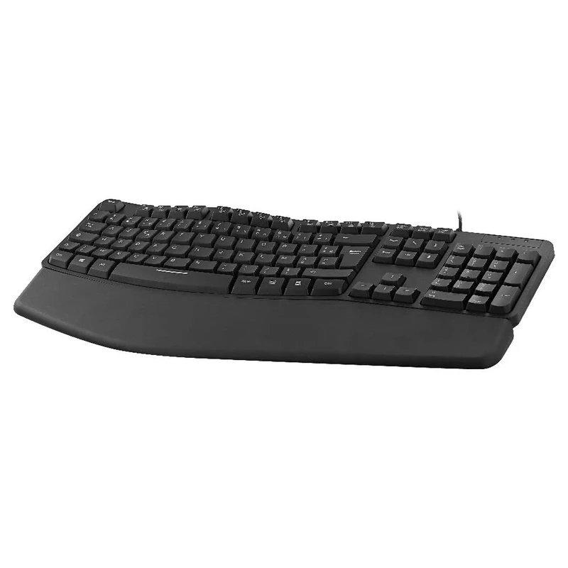T'nB Clavier Filaire Ergonomique KBERGO (Noir)