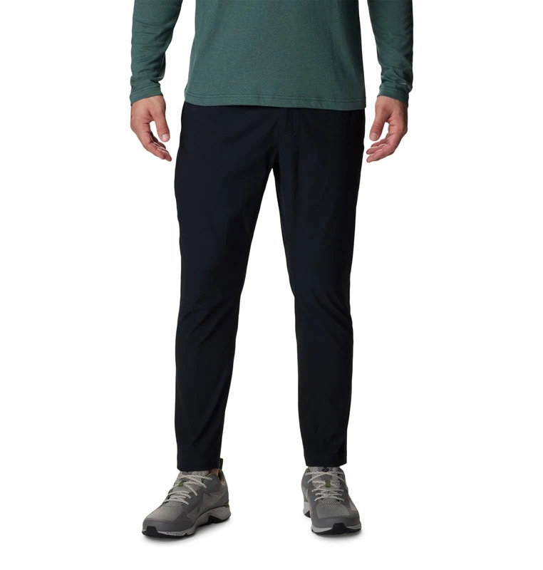 Columbia Men's Black Mesa Tapered Hiking Trousers, Black, XL/R