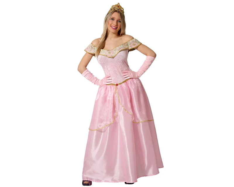 ATOSA Ladies Princess Aurora Costume, pink, M