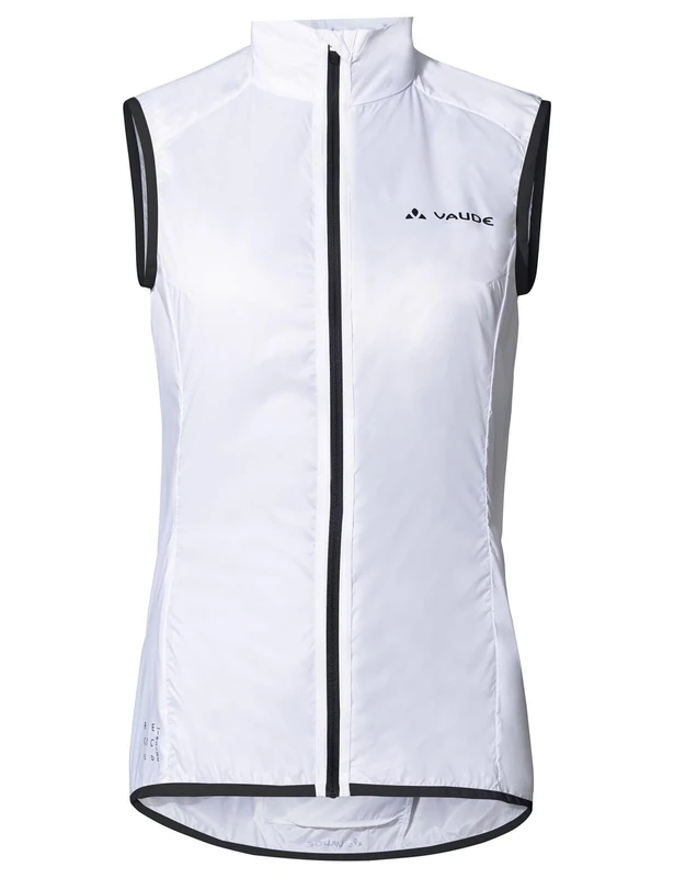 VAUDE Women's Matera Air Vest - Breathable Women's Wind Vest Made from Recycled Materials for Cycling with Back Pocket - Image 1
