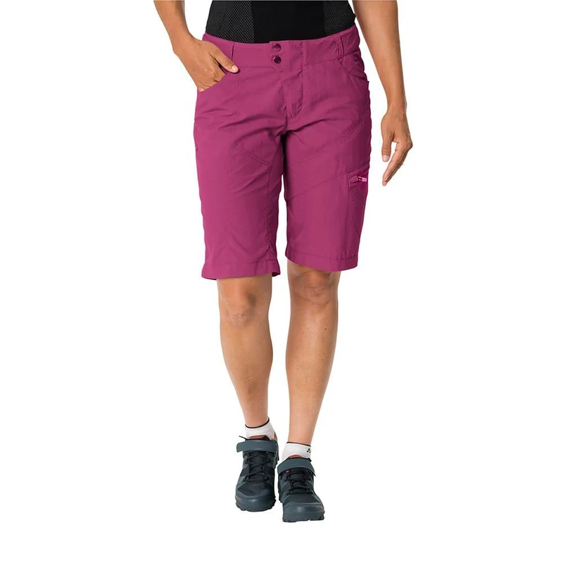 VAUDE Women's Tamaro Shorts II - Cycling Shorts for Women - Includes Removable Inner Shorts - Breathable Bike Shorts