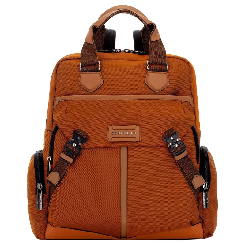 SCHARLAU First Class Space Shuttle Backpack 15 Inches 40 cm, orange, 36 x 40 x 14 cm, Business
