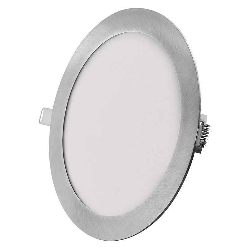 EMOS LED Panel 18 W Round 1600 lm Recessed Ceiling Light Including LED Driver Diameter 22.5 cm Extra Flat Installation Depth 2.1 cm 3 Adjustable Light Colours Warm White Neutral White (3000-4000K)