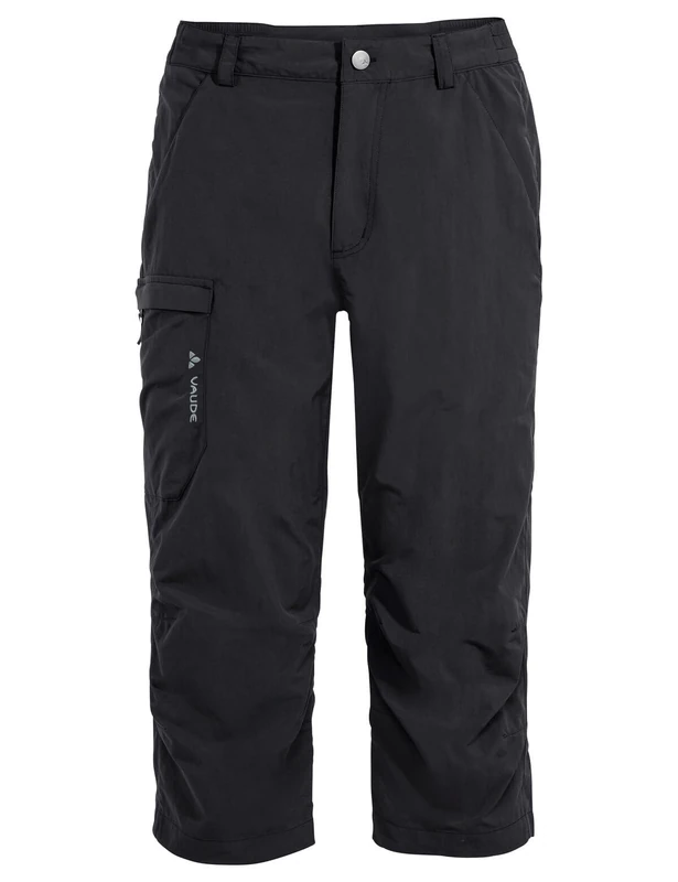 VAUDE Men's Farley Capri Pants II Plain Black