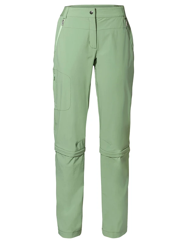 VAUDE Farley Stretch Capri T-Zip III Women's Hiking Trousers, Water-Repellent Zip-Off Trekking Trousers, Comfortable Stretch Hiking Trousers - Durable & Quick-Drying