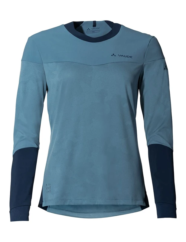 VAUDE Women's Moab LS Pro Shirt T-Shirt Blue Gray - Image 1