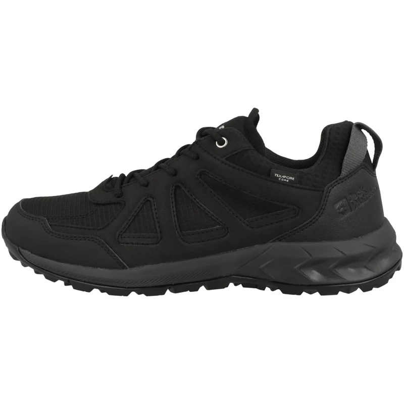 Jack Wolfskin Unisex Woodland 2 Texapore Low M Hiking Shoes, Black, 12.5 UK