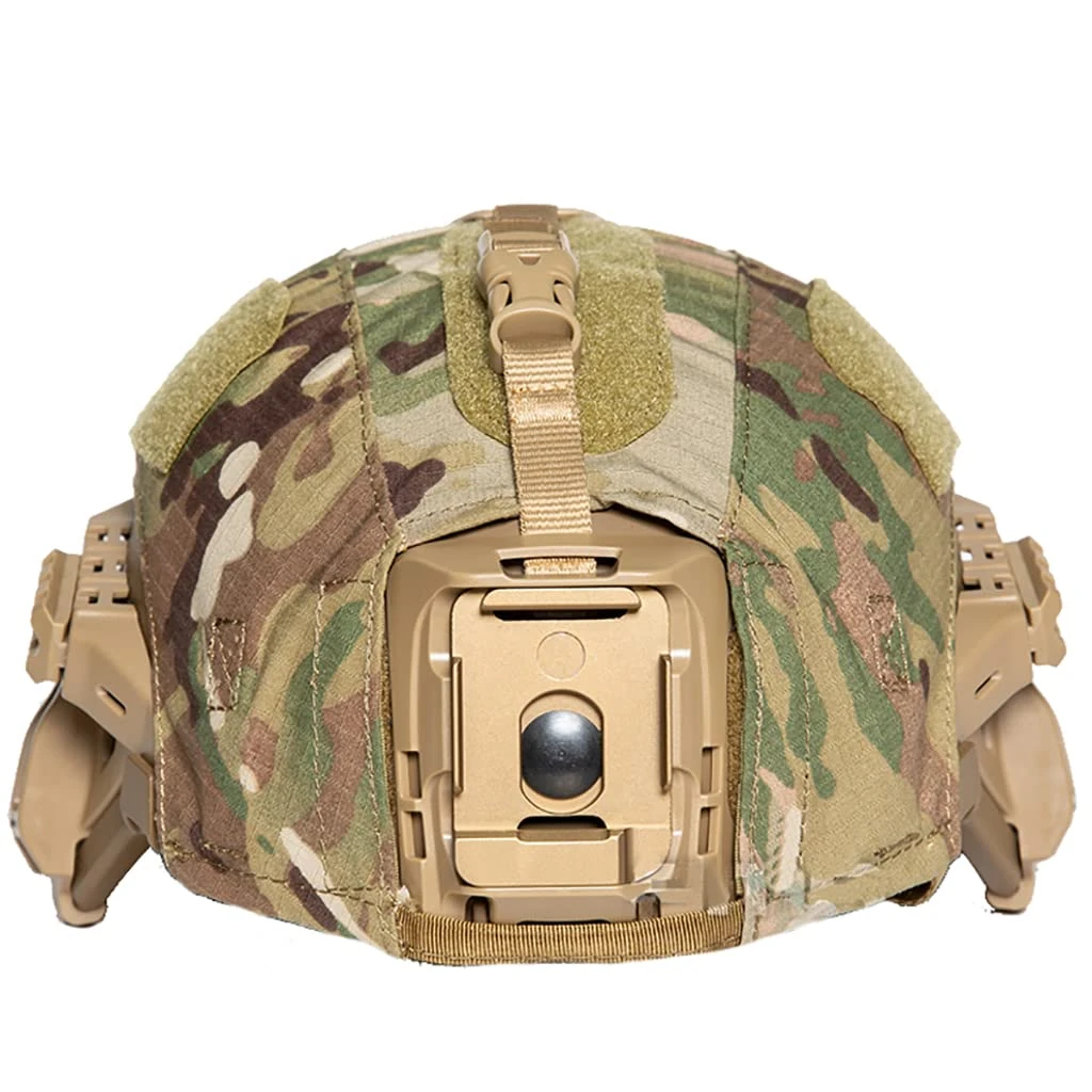 CZMYCBG Tactical Airsoft Helmet with Multicam Helmet Cover and V-Rail Outdoor Protection 7Mm Thickness Helmet for Hunting CS Paintball Game,Tan