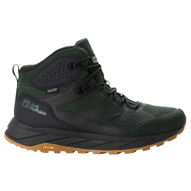 Jack Wolfskin TERRAVENTURE Texapore MID M, Hiking Shoe, Black Olive,