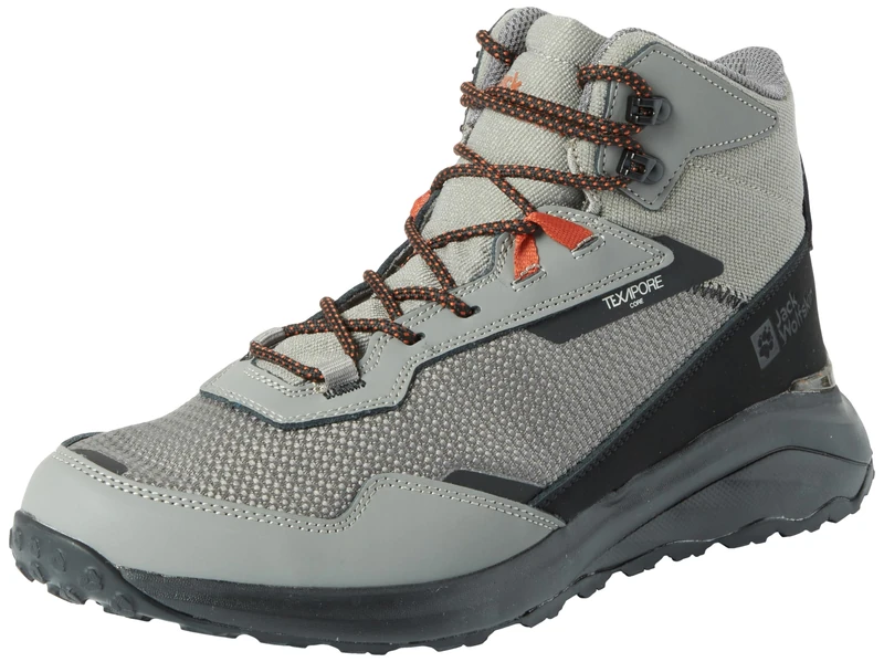Jack Wolfskin Men's Dromoventure Texapore Mid M Trainers, Smokey Grey, 9 UK