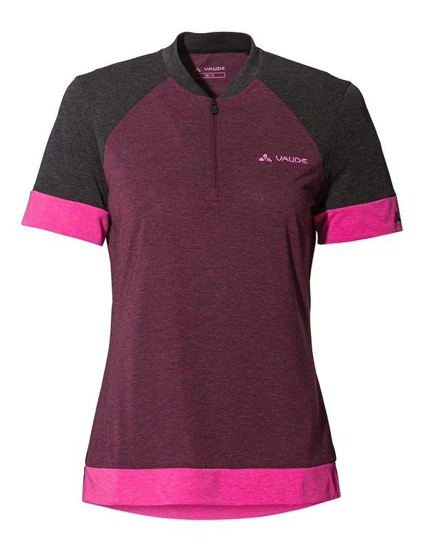 VAUDE Women's Altissimo Q-Zip Shirt, Functional Drirelease Cycling Shirt for Women, Lightweight, Breathable, Odour-Resistant, Recycled Polyester and Wool