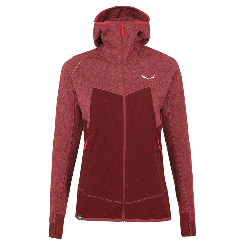 Salewa Puez Hybrid Pl W Fz Hdy, Air Blue Melange, XS, Female