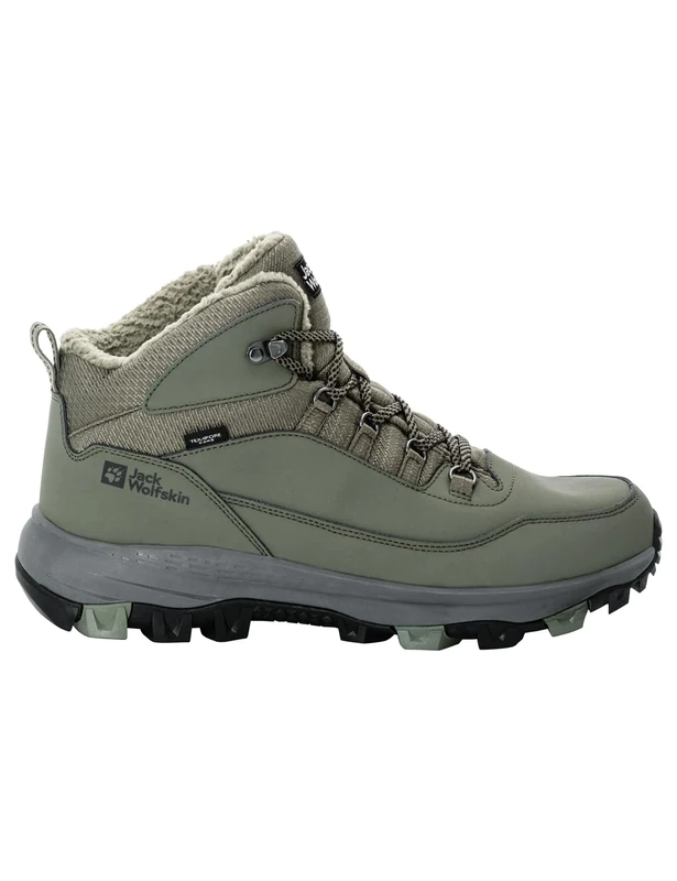 Jack Wolfskin Men's Everquest Texapore Mid M Winter Boots, Dusty Olive, 41 EU - Image 1
