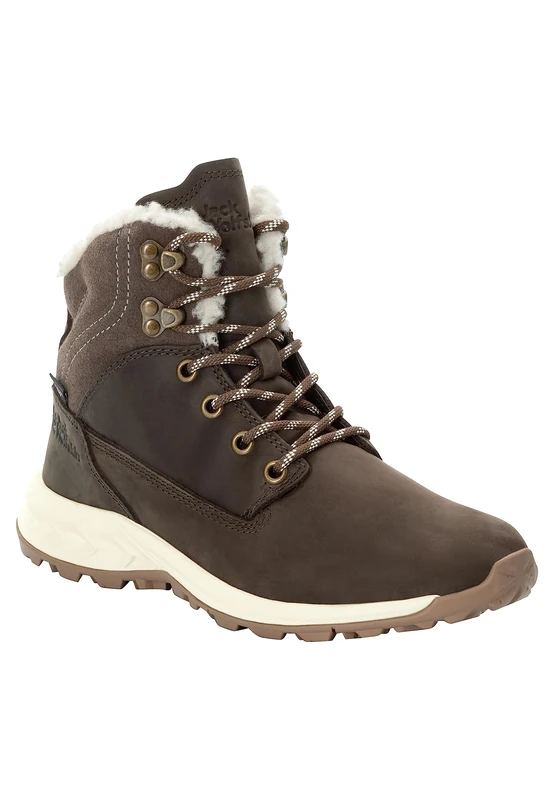 Jack Wolfskin Women's Queenstown City Texapore Mid W Hiking Shoe, Cold Coffee, 4 UK